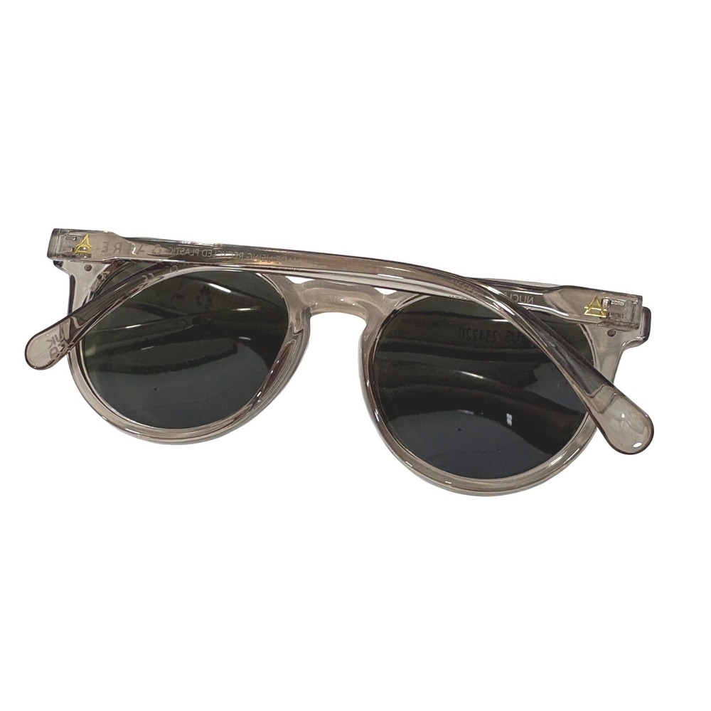AIRE Nucleus 52mm Polarized Round Sunglasses Grey Green Mono Polar 2342211 - Picture 7 of 8